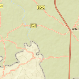 Ceaucé Street Map