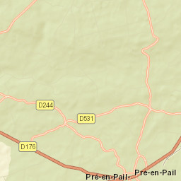 Pré-en-Pail Street Map