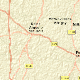 Fontaine-la-Guyon Street Map