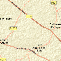 Bailleau-l’Évêque Street Map