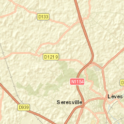 Lèves Street Map