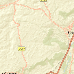 Étréchy Street Map