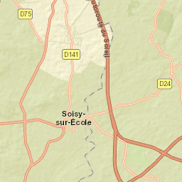 Cély Street Map