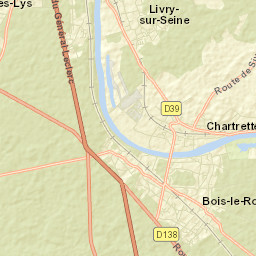 La Rochette Street Map