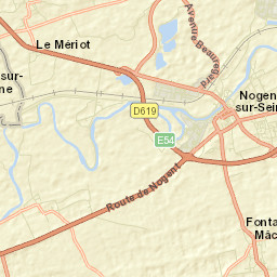 Nogent-sur-Seine Street Map