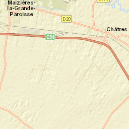 Maizières-la-Grande-Paroisse Street Map