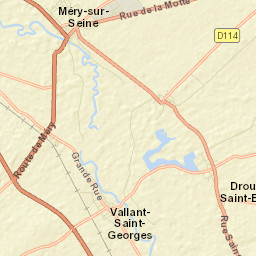Méry-sur-Seine Street Map