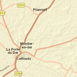Montier-en-Der Street Map