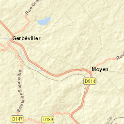 Gerbéviller Street Map