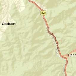Oppenau Street Map