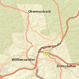 Dornstetten Street Map