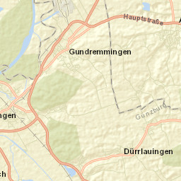 Gundremmingen Street Map