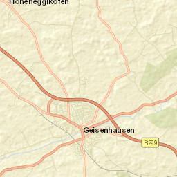 Geisenhausen Street Map