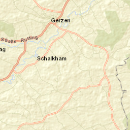 Gerzen Street Map