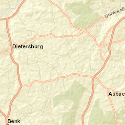 Dietersburg Street Map