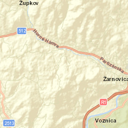 Žarnovica Street Map