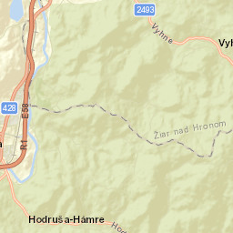 Okres Žarnovica Street Map