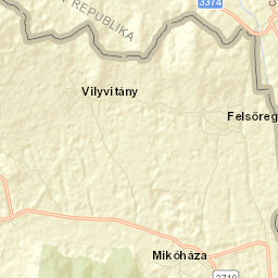 Sátoraljaújhelyi Járás Street Map