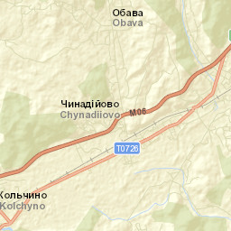 Chynadiyovo Street Map