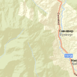 Synevyr Street Map