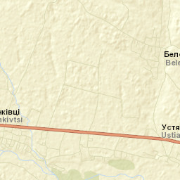 Snyatyns’kyy Rayon Street Map
