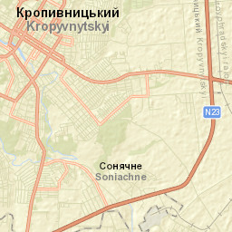 Kropyvnytskyi Street Map