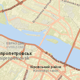 Dniprovs’ka Mis’ka Rada Street Map