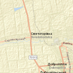 Dobropillya Street Map