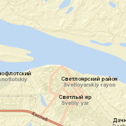 Svetly Yar Street Map