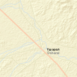 Aqtoghay Aūdany Street Map