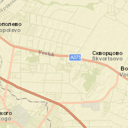 Topolëvo Street Map