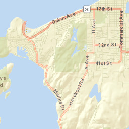 Anacortes Street Map