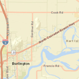 Burlington Street Map