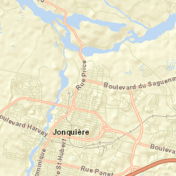 Jonquière Street Map