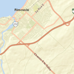 Rimouski Street Map