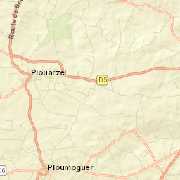 Plouarzel Street Map