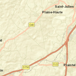 Plaine-Haute Street Map