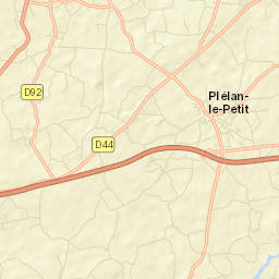 Plélan-le-Petit Street Map