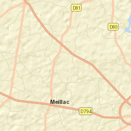 Meillac Street Map
