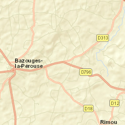 Bazouges-la-Pérouse Street Map