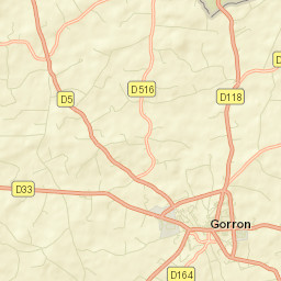 Gorron Street Map