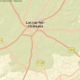 Lassay-les-Châteaux Street Map