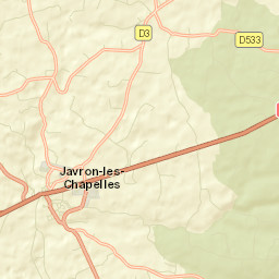 Javron-les-Chapelles Street Map