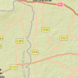 Saint-Denis-sur-Sarthon Street Map