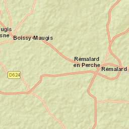 Rémalard Street Map