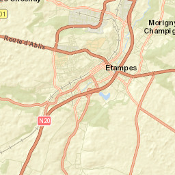 Étampes Street Map