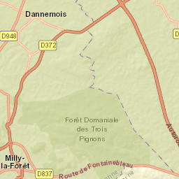 Milly-la-Forêt Street Map