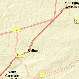Salins Street Map