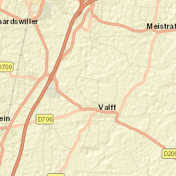 Niedernai Street Map