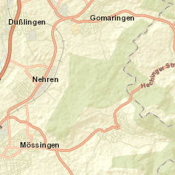 Nehren Street Map